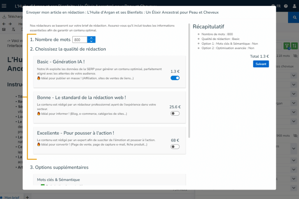 Redaction nombre de mots qualite de redaction